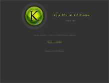 Tablet Screenshot of koushik.com